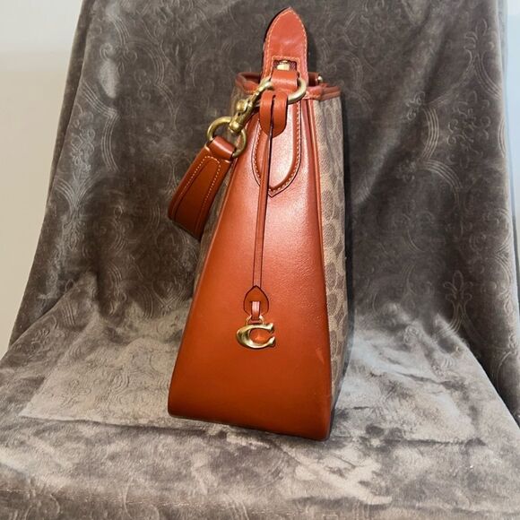 Coach Leather Vintage Leather Purse gold brown - Picture 6 of 16